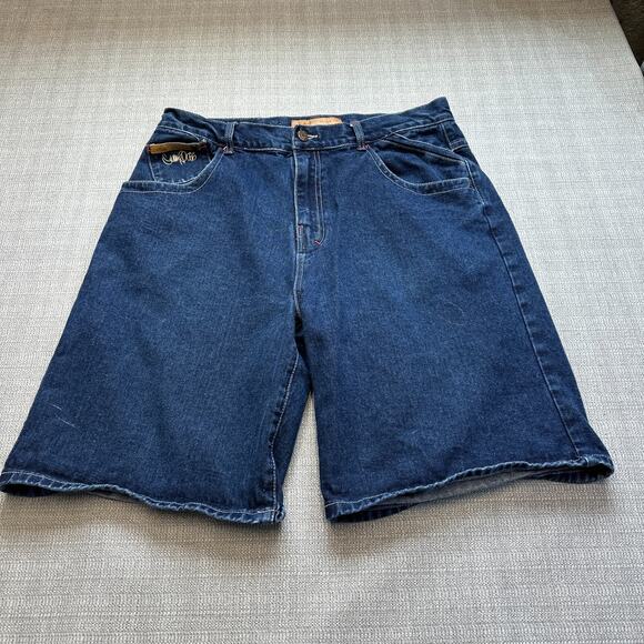 Snoop Dogg‎ Demin Shorts Mens 36 Y2K Baggy Hip Hop Skater Grunge - Picture 1 of 14